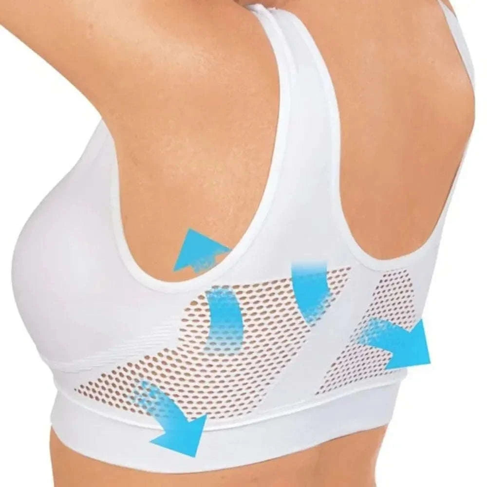 Women's Sports Vest Bra-XL / Nude