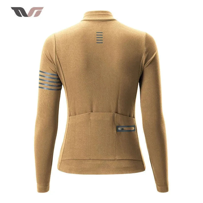 Women’s Windproof Thermal Cycling Jacket for Spring & Autumn Rides-YPW065-3 / Asian L(EUR M)