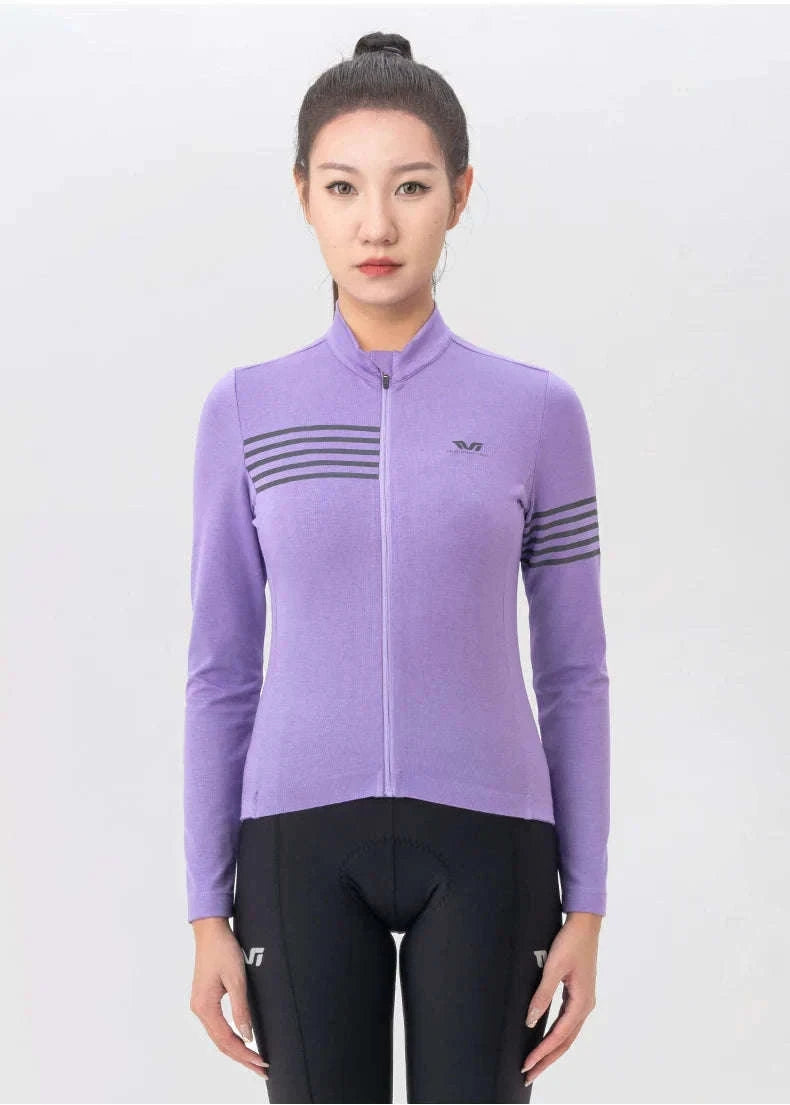 Women’s Windproof Thermal Cycling Jacket for Spring & Autumn Rides-YPW065-3 / Asian L(EUR M)