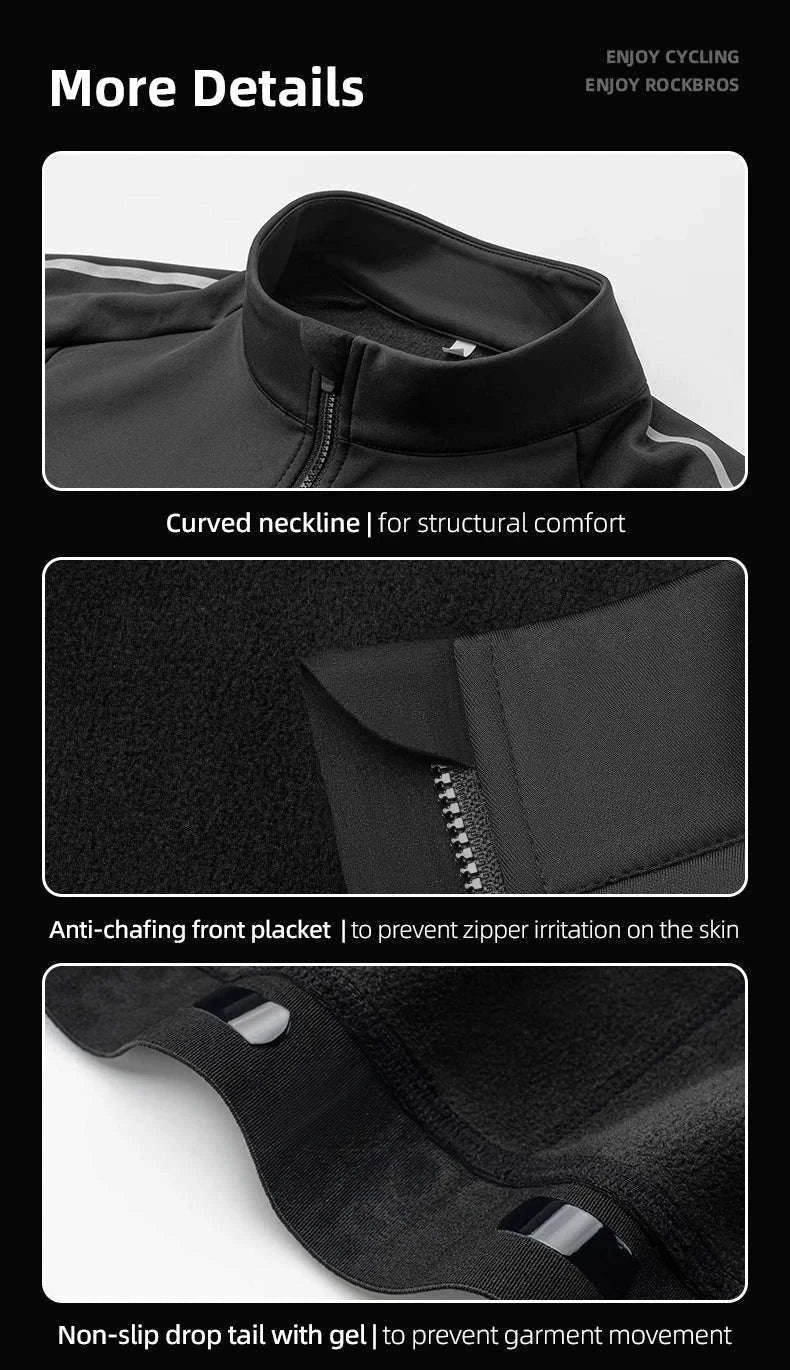 Women’s Winter Cycling Jacket with Fleece Lining and Windproof Design-YPW057 / Asian XXXL(EUR XXL)