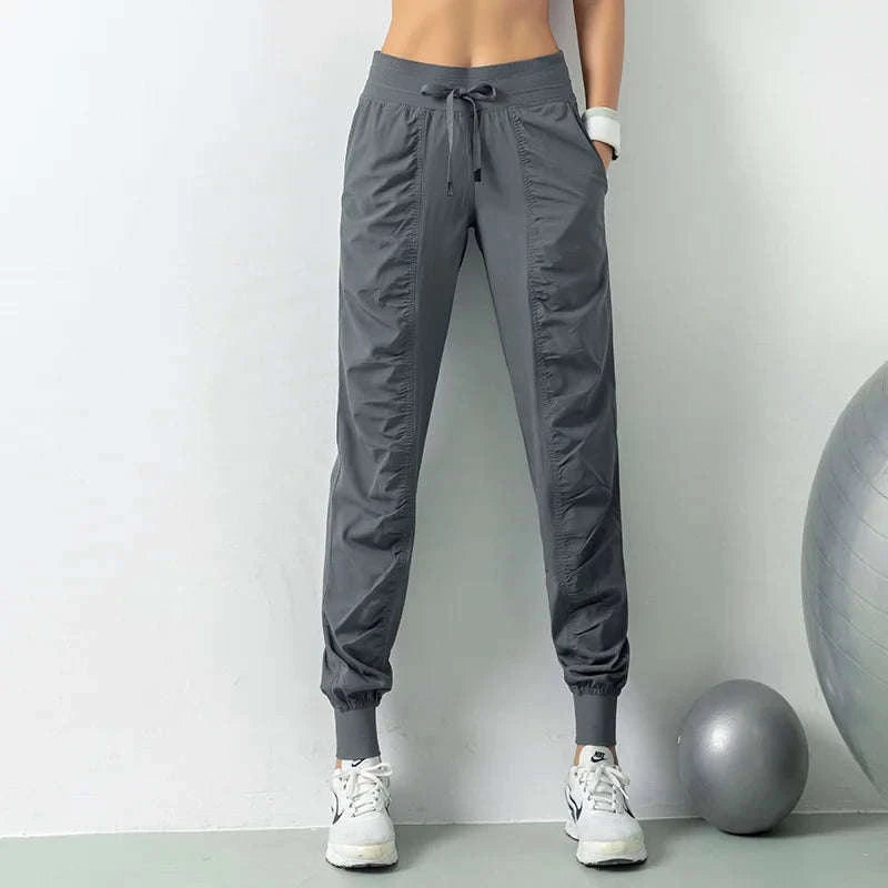 Women’s Wrinkle-Slimming Fitness Pants-Pink / S