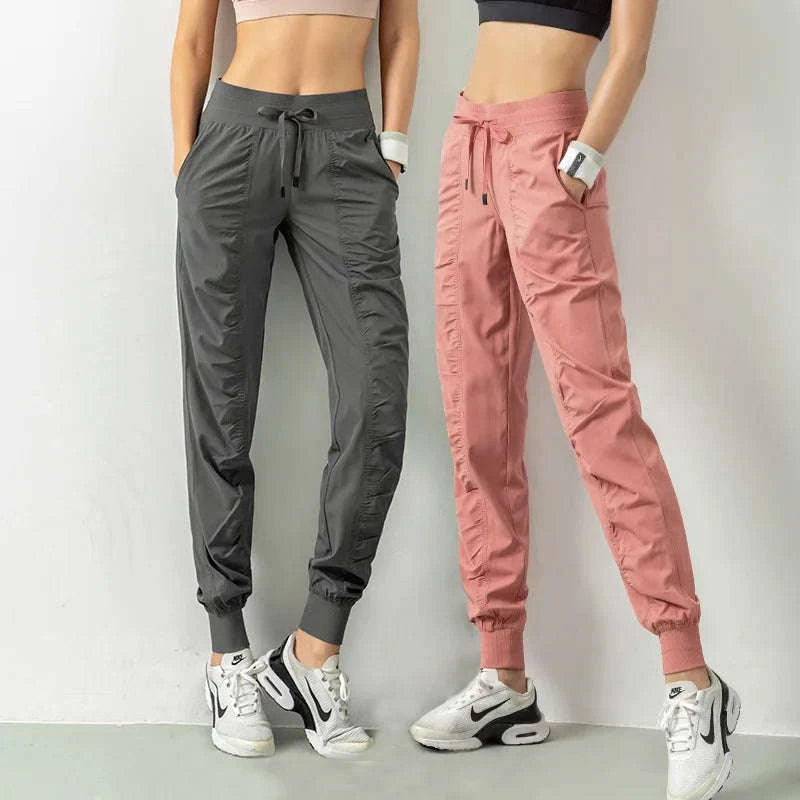 Women’s Wrinkle-Slimming Fitness Pants-Pink / S