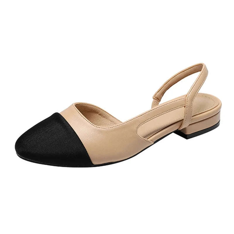 Women Sandals Non-Slip Soft Low Heel Slip-On-black 2cm / 39