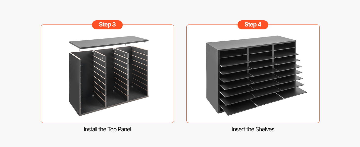 Wood Literature Organizer Mail Sorter for Office, Home, Classroom