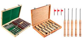 Wood Turning Chisel Set for Lathe Carving and Carpentry-12 PCS / GERMANY