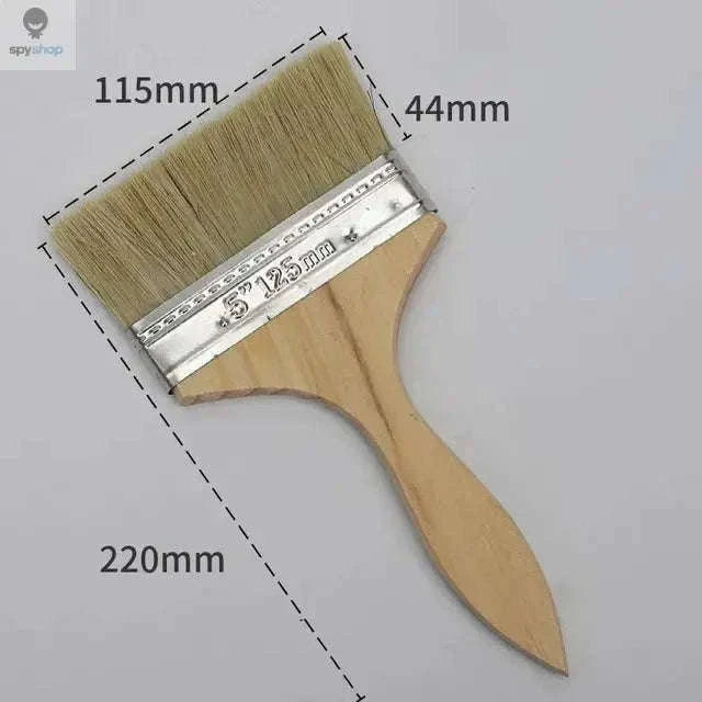 Wooden Paint Brush Set for Smooth, Even Painting-6inch / 5Pcs