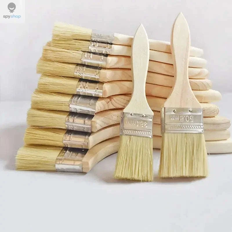 Wooden Paint Brush Set – Smooth Finishing, Comfortable Grip, Multi‑Size Kit-6inch / 5Pcs