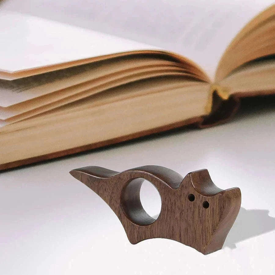 Wooden Pet Cat & Dog Bookmark Page Holder-A / CHINA