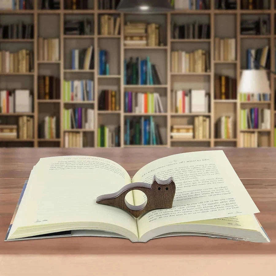 Wooden Pet Cat & Dog Bookmark Page Holder-A / CHINA