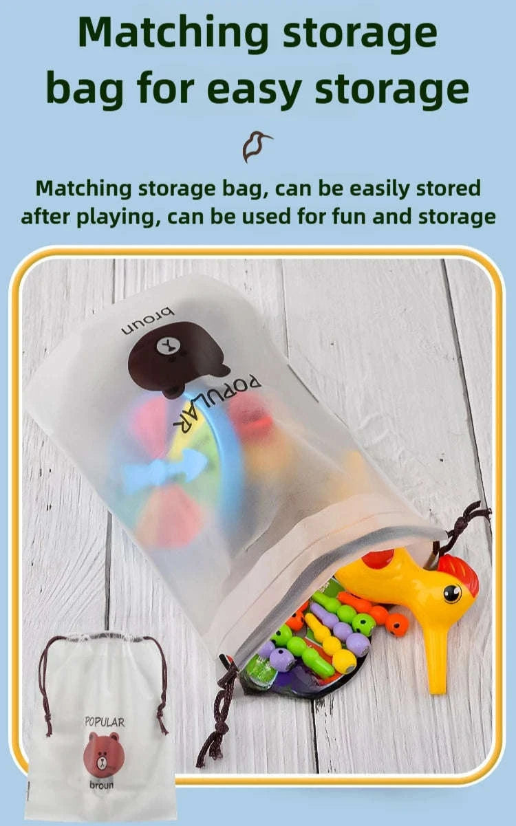 Woodpecker Magnetic Insect Fishing Game-A suit