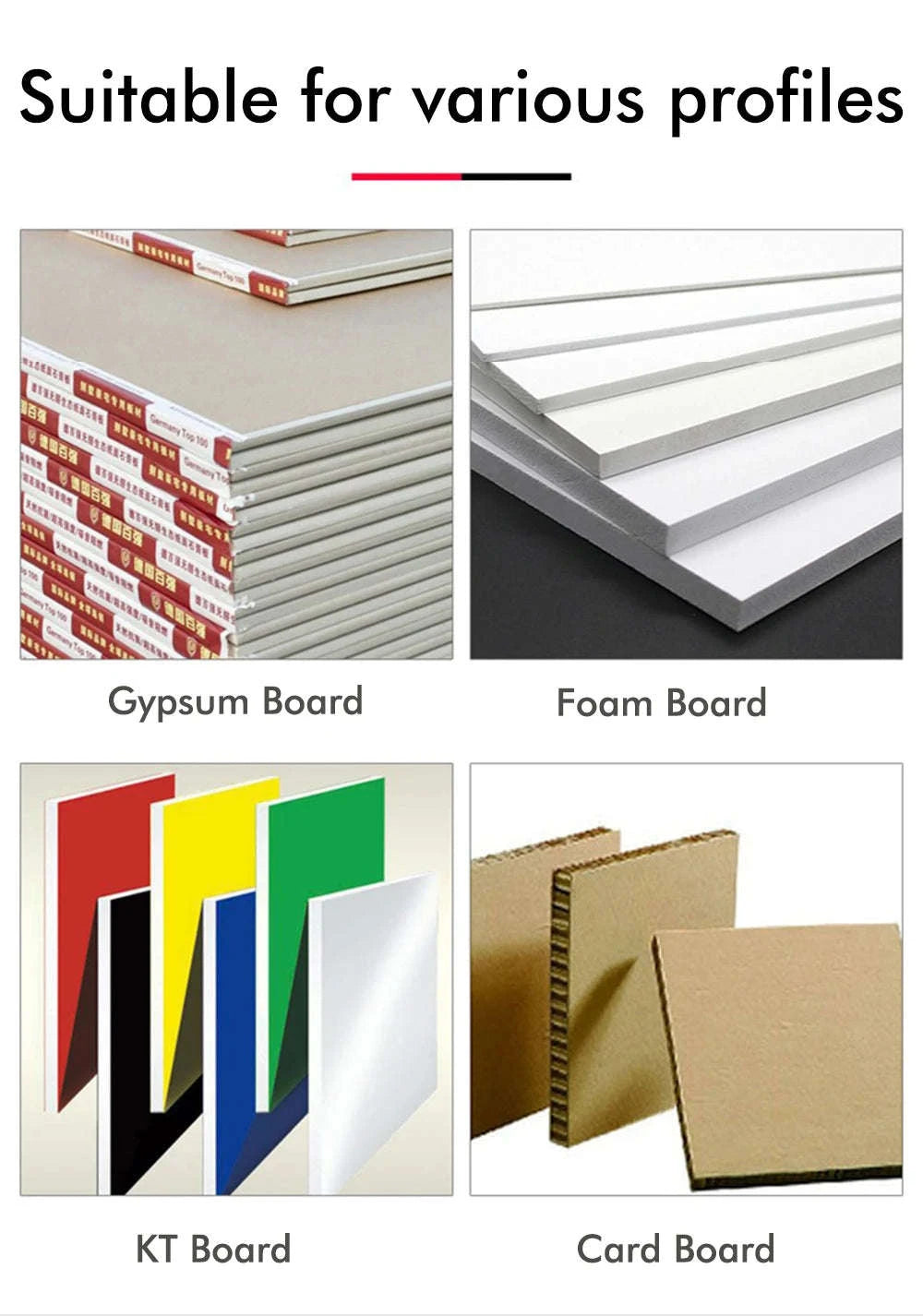 Woodworking Gypsum Board Cutting Tool with Built‑In Tape Measure-10 Pcs blade