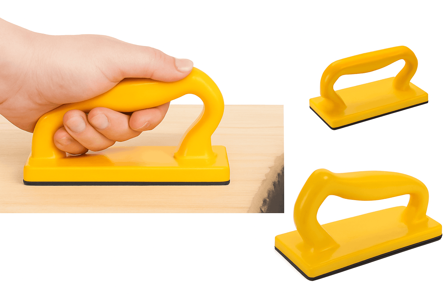 Woodworking Push Block Safety Handle for Safer, Controlled Cuts-orange D
