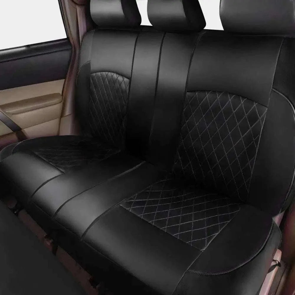 Wrapped Full Surround Car Seat Cover-1 pc black rear