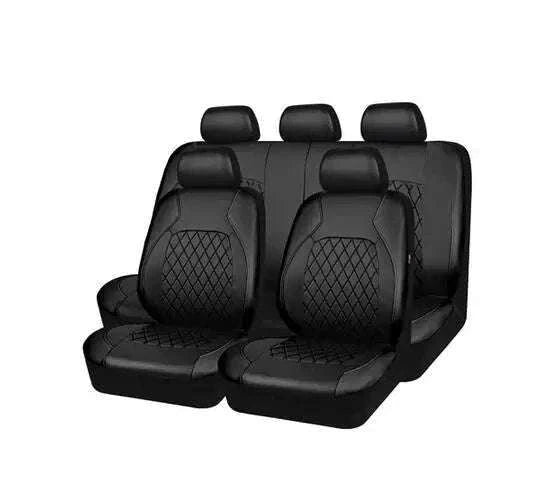 Wrapped Full Surround Car Seat Cover-1 pc black rear