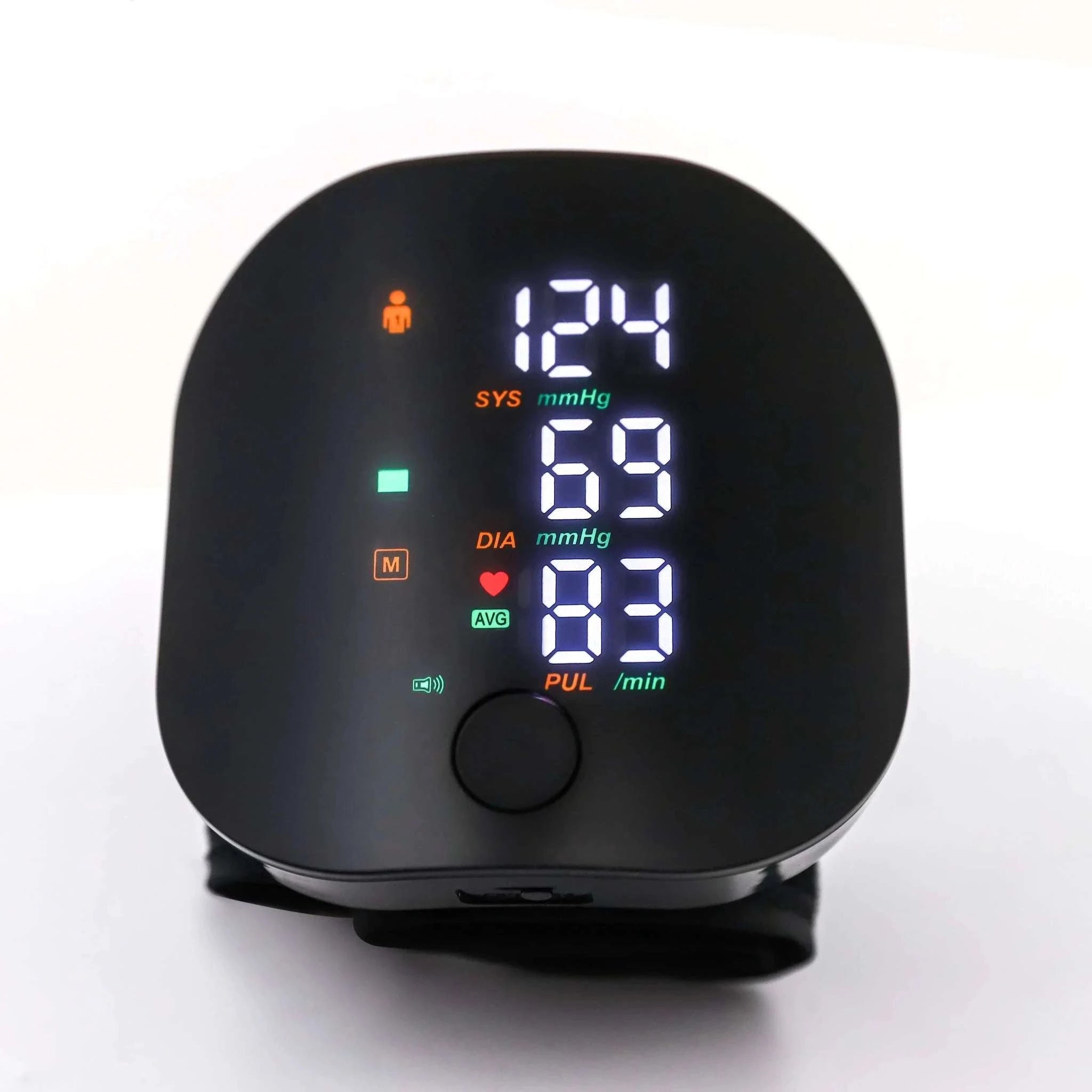 Wrist Blood Pressure Monitor with LED Display and Voice Prompt-Russian Voice