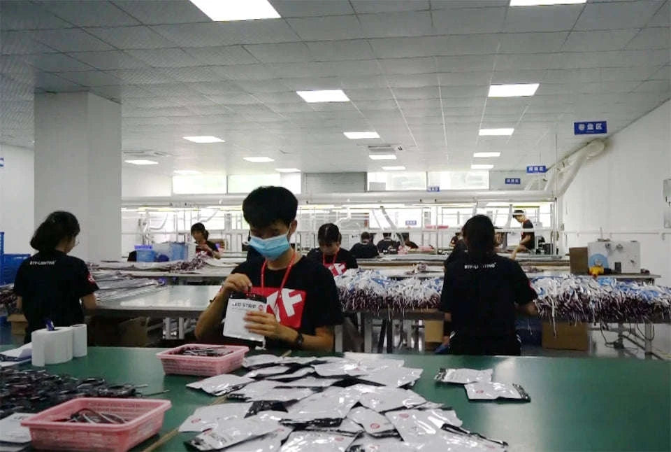 WS2812B Individually Addressable RGB LED Strip Light-WS2812BECO Black PCB / 2m 100 IP30 / China Mainland