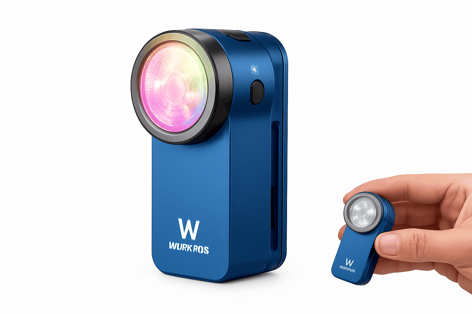 Wurkkos HD03 Clip Light 680LM Pocket Flashlight-Blue / brazil / 6000-6500K