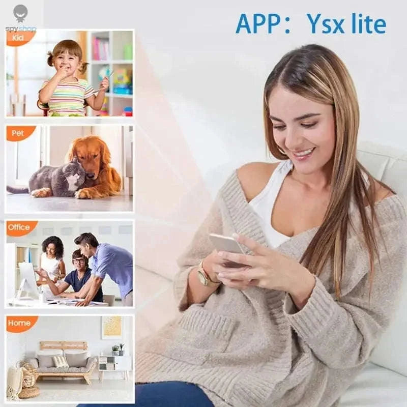 X5 Wireless Mini Camera – Discreet 1080P Security with Night Vision-1080P Black