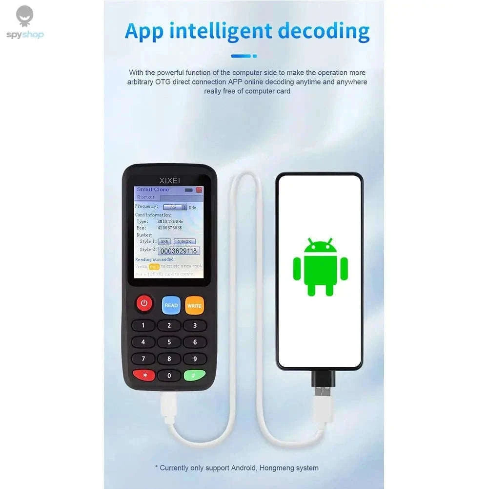 X7 Smart RFID Card Reader for RFID and NFC Card Programming-