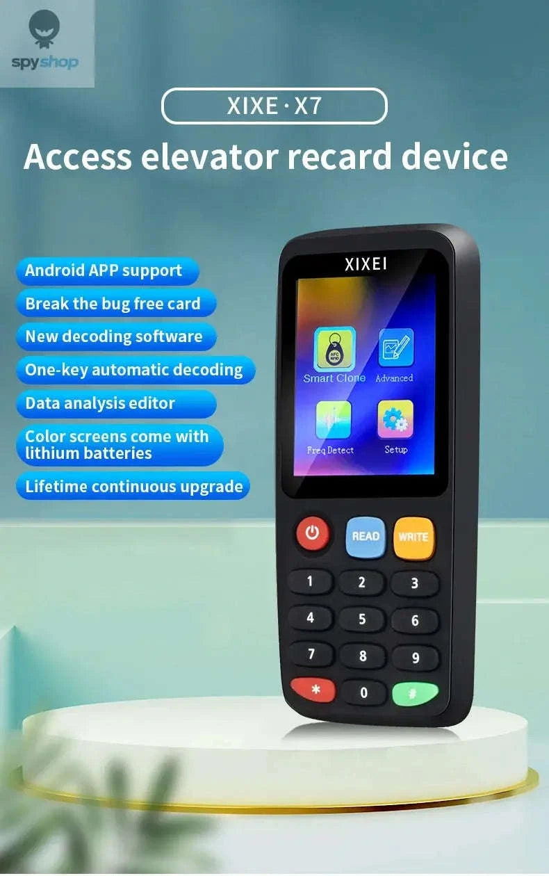 X7 Smart RFID Card Reader – Multifrequency Cloning, Decryption & Programming-Package 1