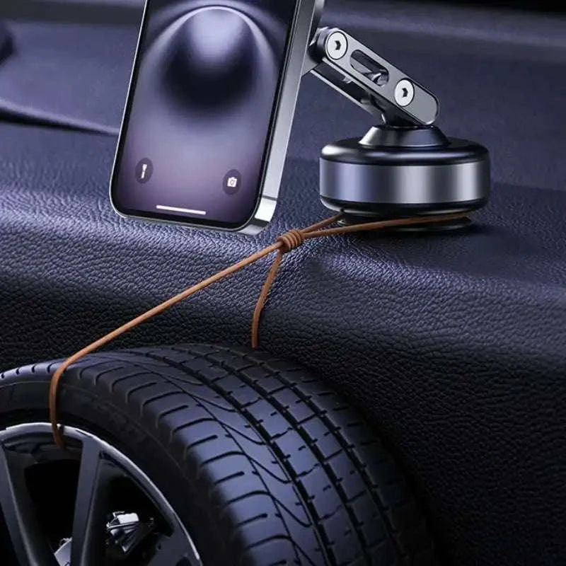 X93 Magnetic Car Phone Holder – 360° Rotation & Strong Suction-X63 Dark Grey