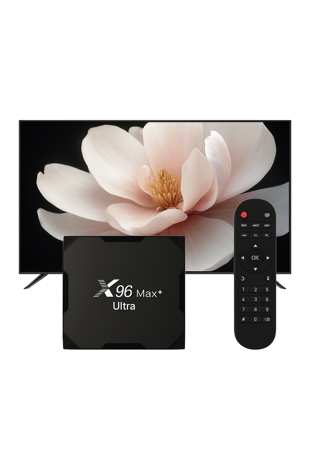 X96 Max+Ultra Android 11 TV Box Amlogic S905X4 4GB RAM 64GB ROM 8K Αποκωδικοποίηση AV1 Κωδικοποιητής Διπλό WiFi 2.4G&5G BT4.0 USB3.0 HDR10+ Μέσα Αναπαραγωγής Έξυπνο Set Top Box Decodificador