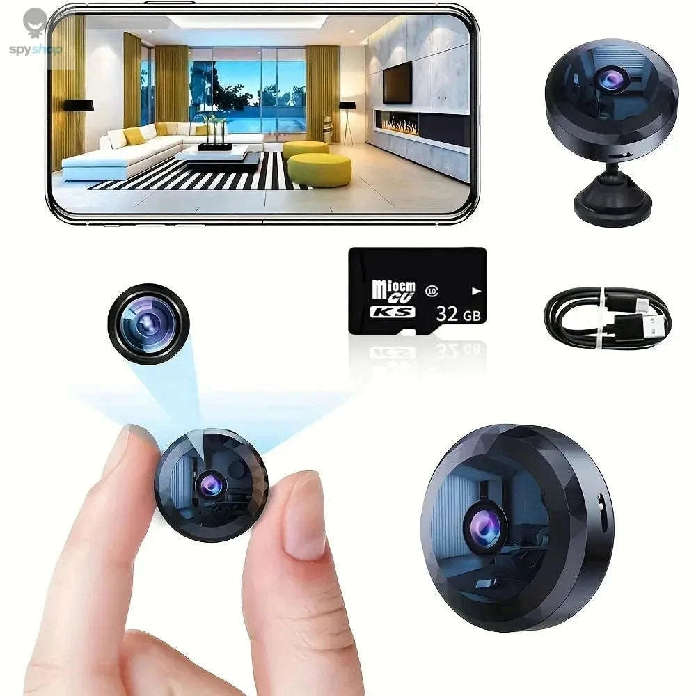 Xiaomi A11 Mini Wireless Security Camera – Compact 1080P Monitoring with Magnetic Mount-Camera and 128GB