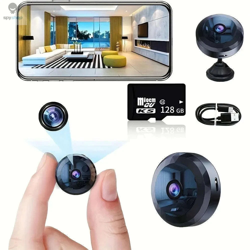 Xiaomi A11 Mini Wireless Security Camera – Compact 1080P Monitoring with Magnetic Mount-Camera and 128GB
