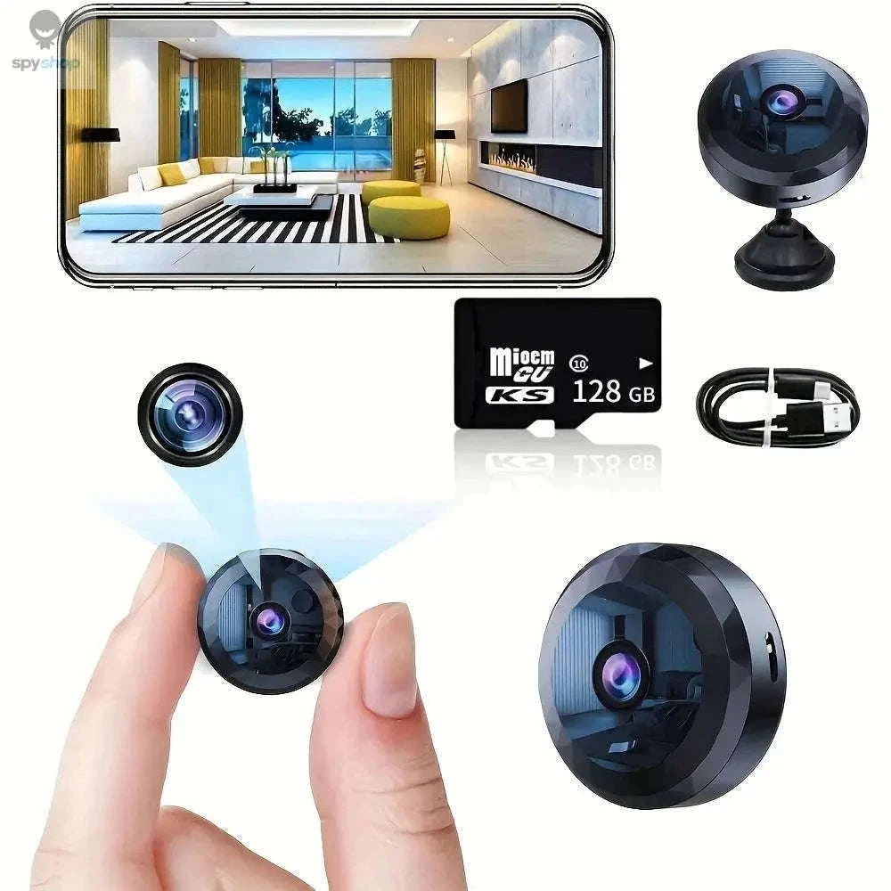 Xiaomi A11 Mini Wireless Security Camera with Magnetic Mount-Camera and 64GB