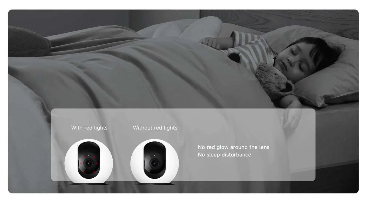 Xiaomi C300 Dual Lens Smart Camera 360° AI WiFi 6 Home Security-Add UK Adapter