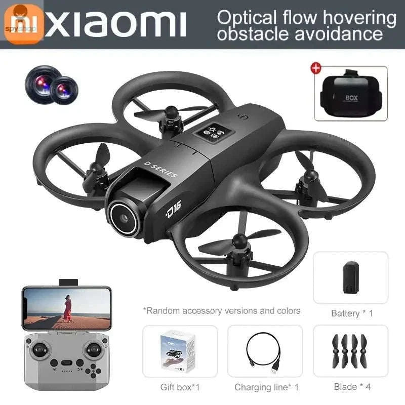 Xiaomi D16 Mini Drone with 8K Aerial Capture-Grey-8K HD-B1