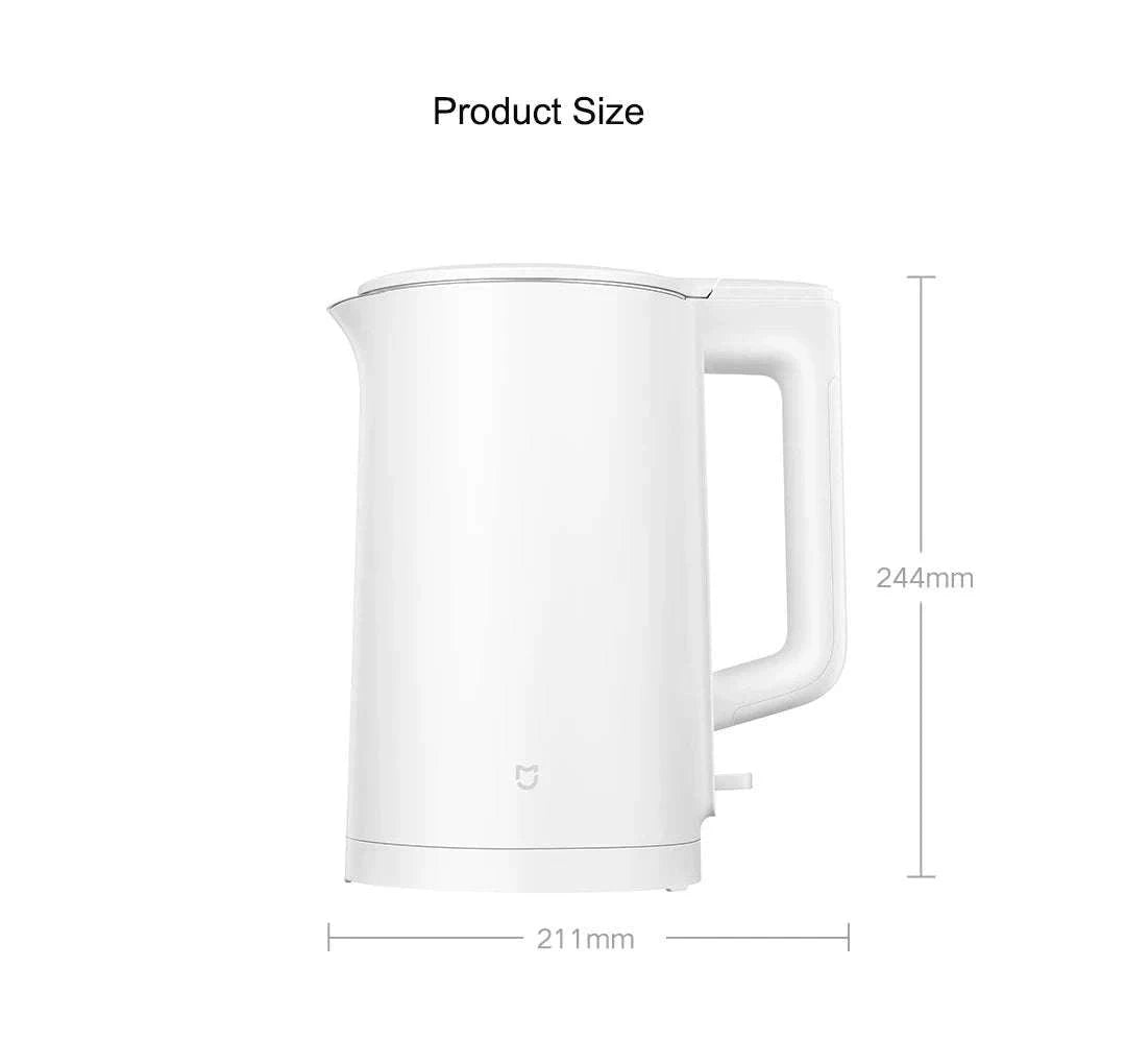Xiaomi Electric Kettle 1.5L 1500W Fast Boil Stainless Steel-220V white N1 / AU / China Mainland