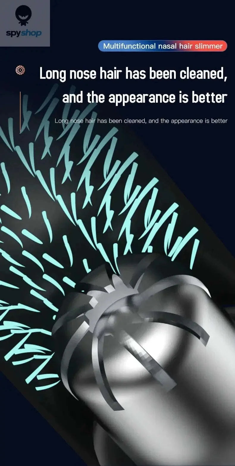 Xiaomi Electric Nose Hair Trimmer – Type‑C Rechargeable Wet/Dry Grooming-Silver