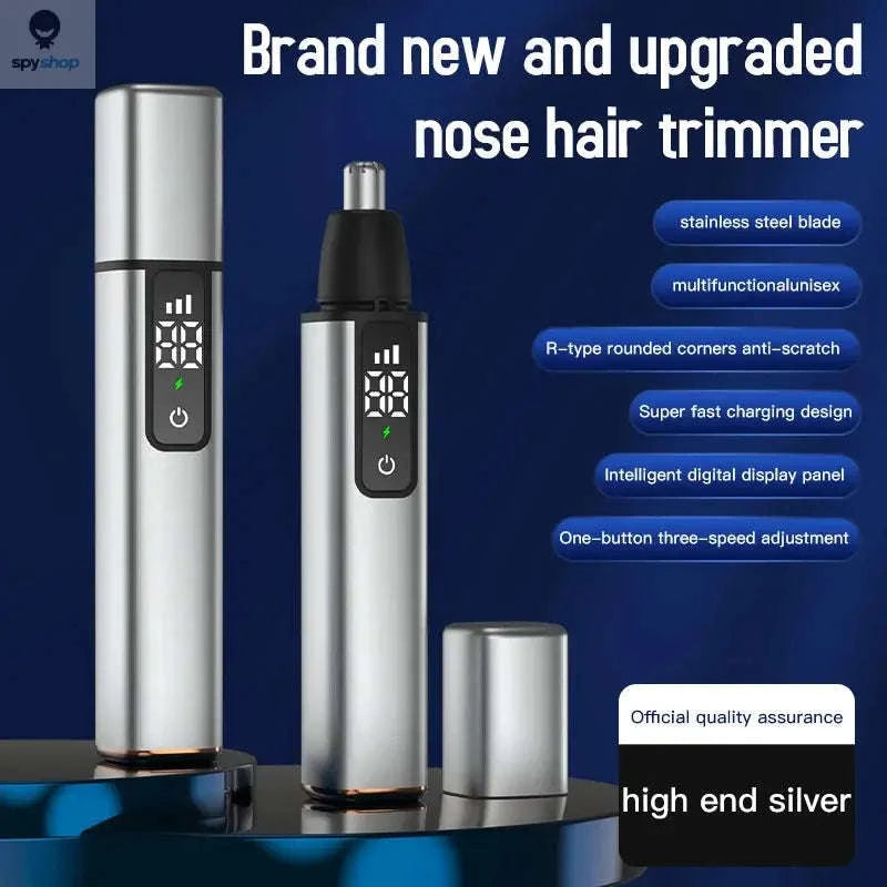 Xiaomi Electric Nose Hair Trimmer – Type‑C Rechargeable Wet/Dry Grooming-Silver