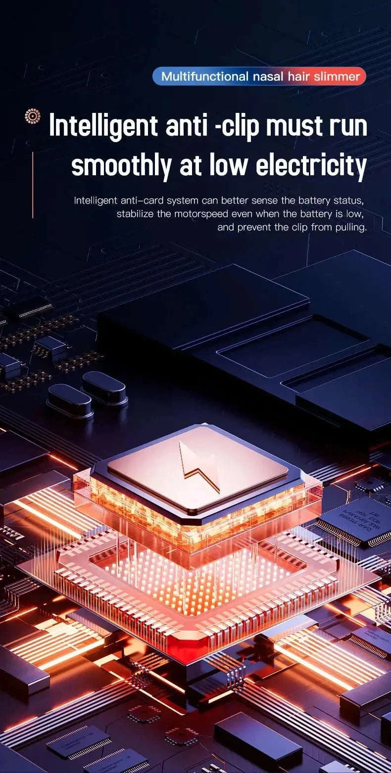 Xiaomi Electric Nose Hair Trimmer – Type‑C Rechargeable Wet/Dry Grooming-Silver