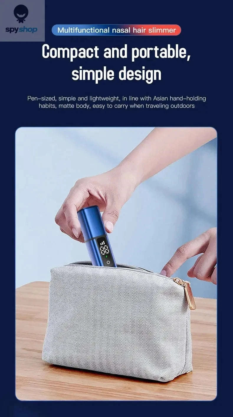 Xiaomi Electric Nose Hair Trimmer – Type‑C Rechargeable Wet/Dry Grooming-Silver