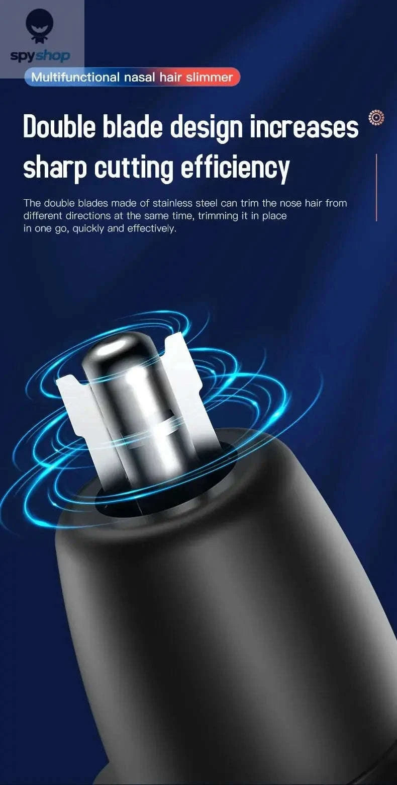 Xiaomi Electric Nose Hair Trimmer – Type‑C Rechargeable Wet/Dry Grooming-Silver