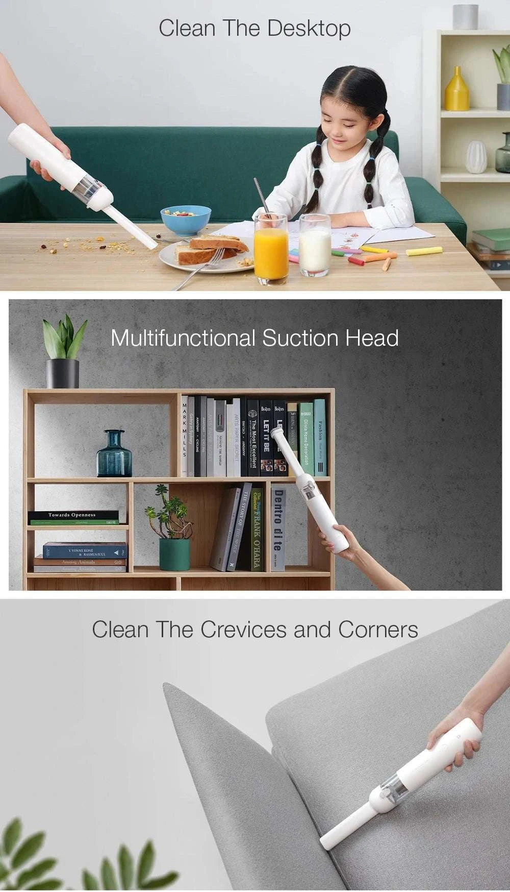 Xiaomi Handheld Vacuum Cleaner 13KPa Cordless for Home & Car-XIAOMI Vacuum Cleane