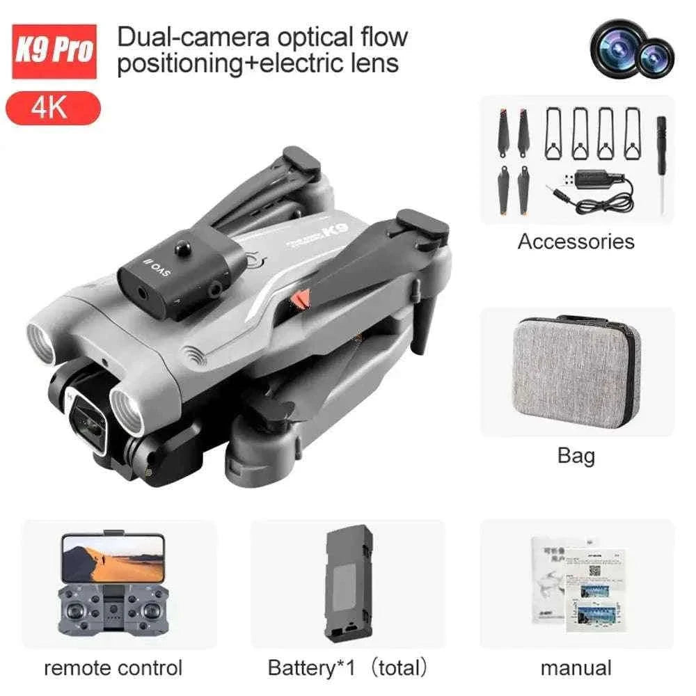 Xiaomi K9 Pro 8K Dual Camera Drone with GPS and 46-Min Flight-Black 8K-1B