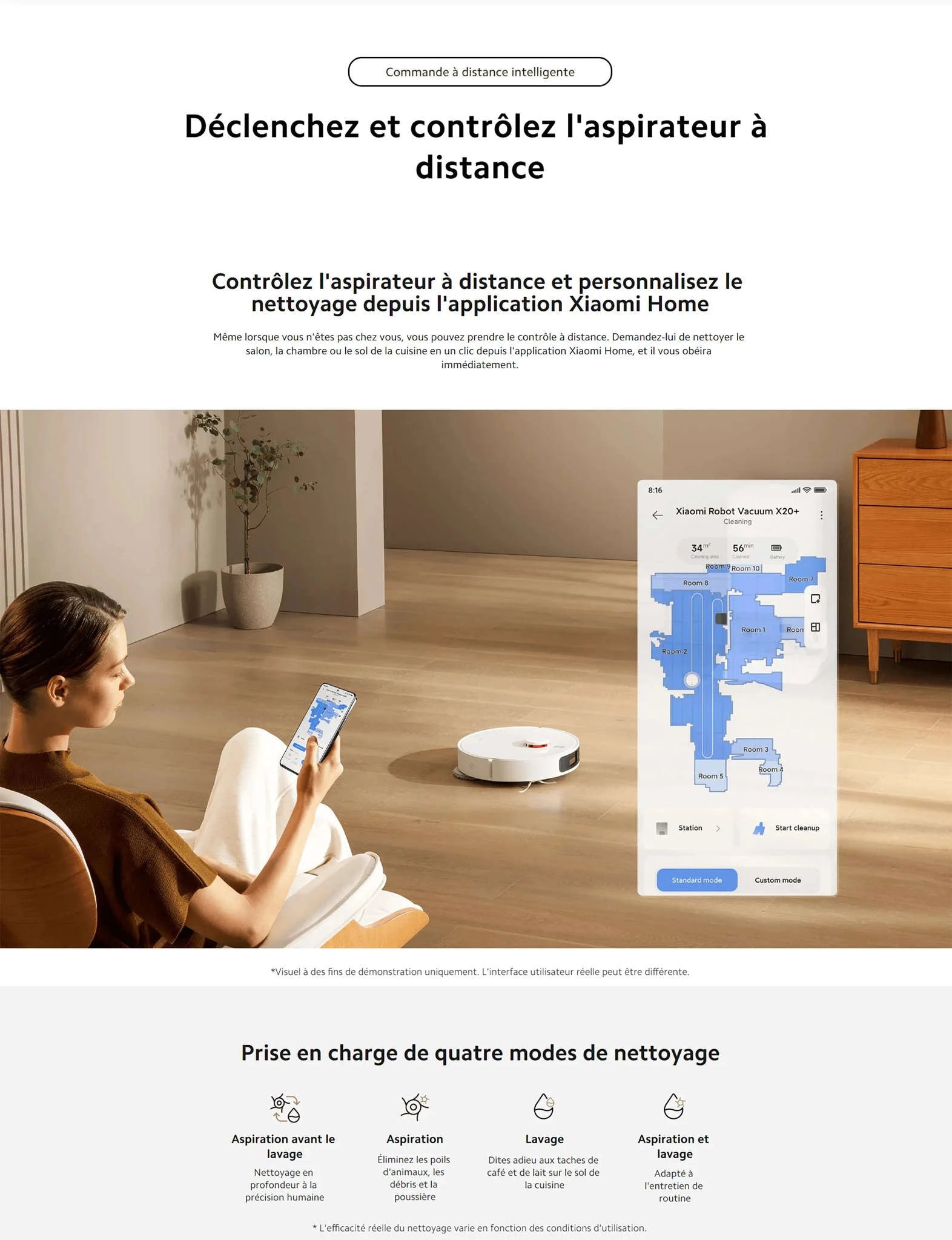 Xiaomi Robot Vacuum X20 – Smart High‑Power Cleaning-White