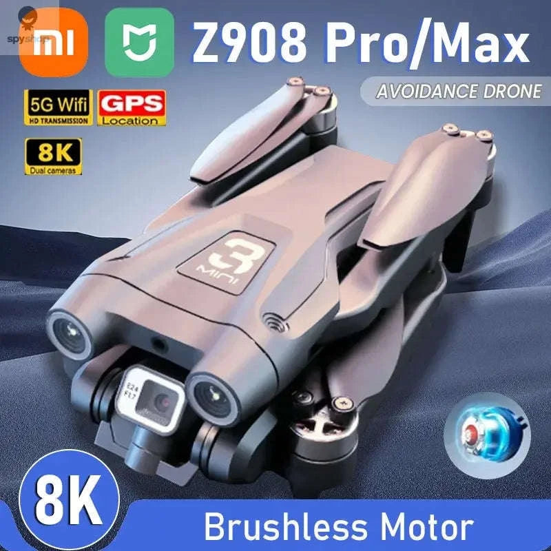 Xiaomi Z908 Pro 8K Drone ESC Professional Quadcopter-Black-4K-2S-battery1