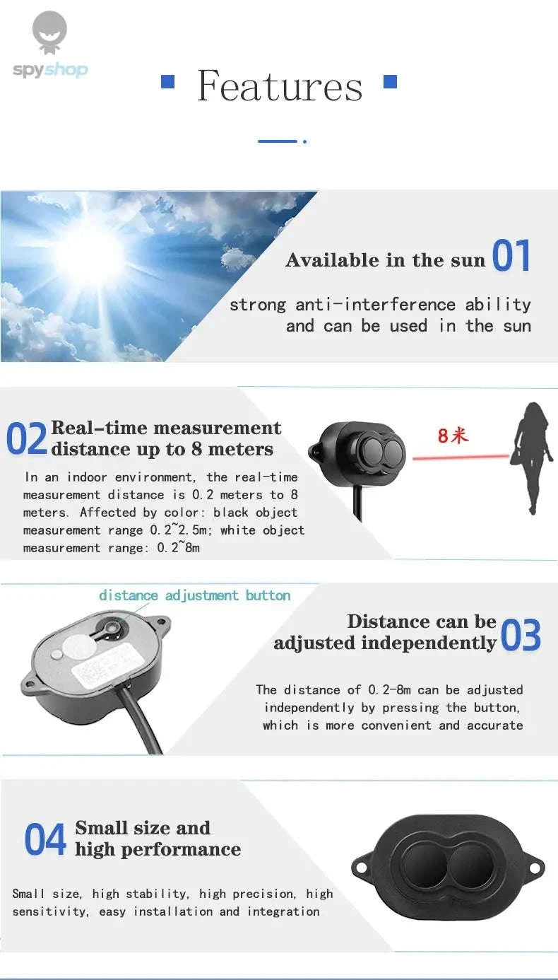 XKC-KL800 High Precision Laser Distance Sensor-XKC-KL800-UART