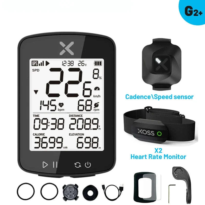 XOSS G2 GPS Cycling Computer-G2 Plus with ARENA