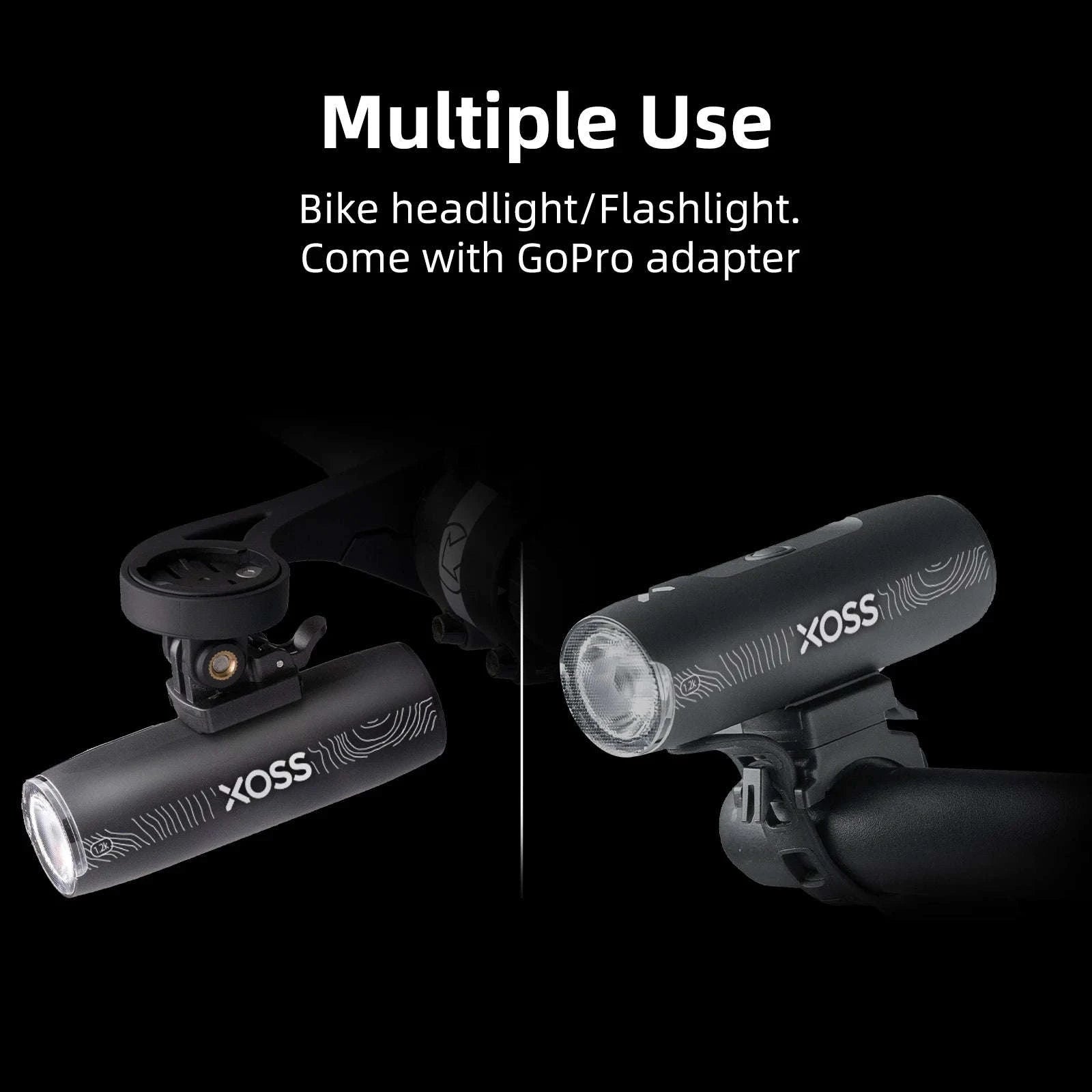 XOSS XL1200 Bike Headlight-XL1200 n Mount
