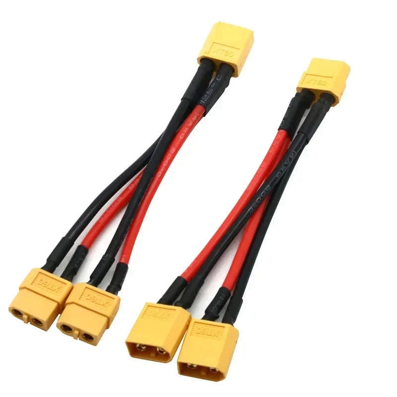 XT60 Parallel Battery Connector 3-Way Y Splitter-XT60 Female