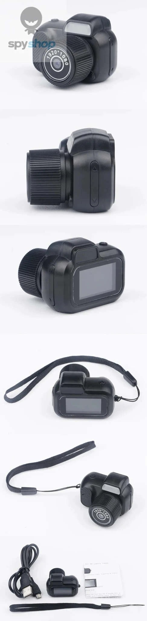 Y3000 Mini Camera – 1080P Portable HD Recorder with LCD Screen-Camera Add 32G