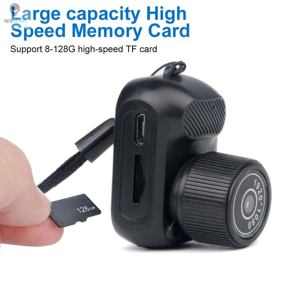 Y3000 Mini Camera – 1080P Portable HD Recorder with LCD Screen-Camera Add 32G