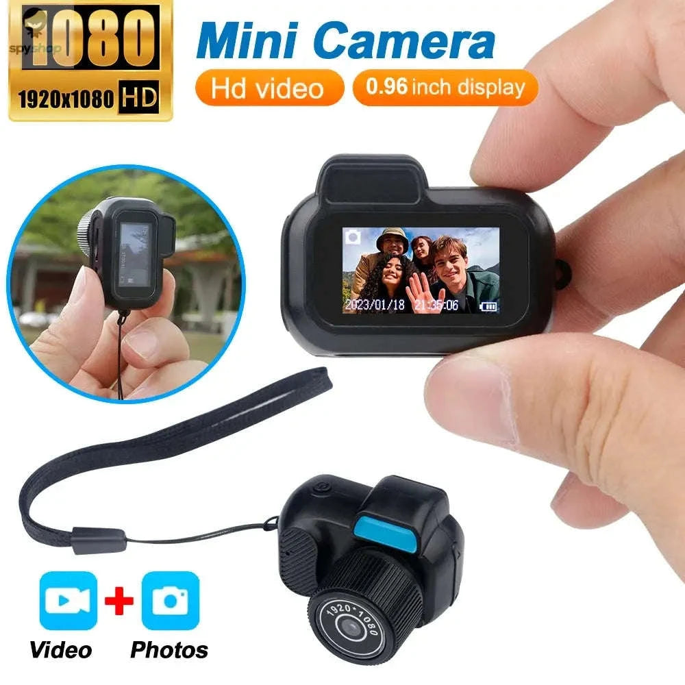 Y3000 Mini Camera – 1080P Portable HD Recorder with LCD Screen-Camera Add 32G