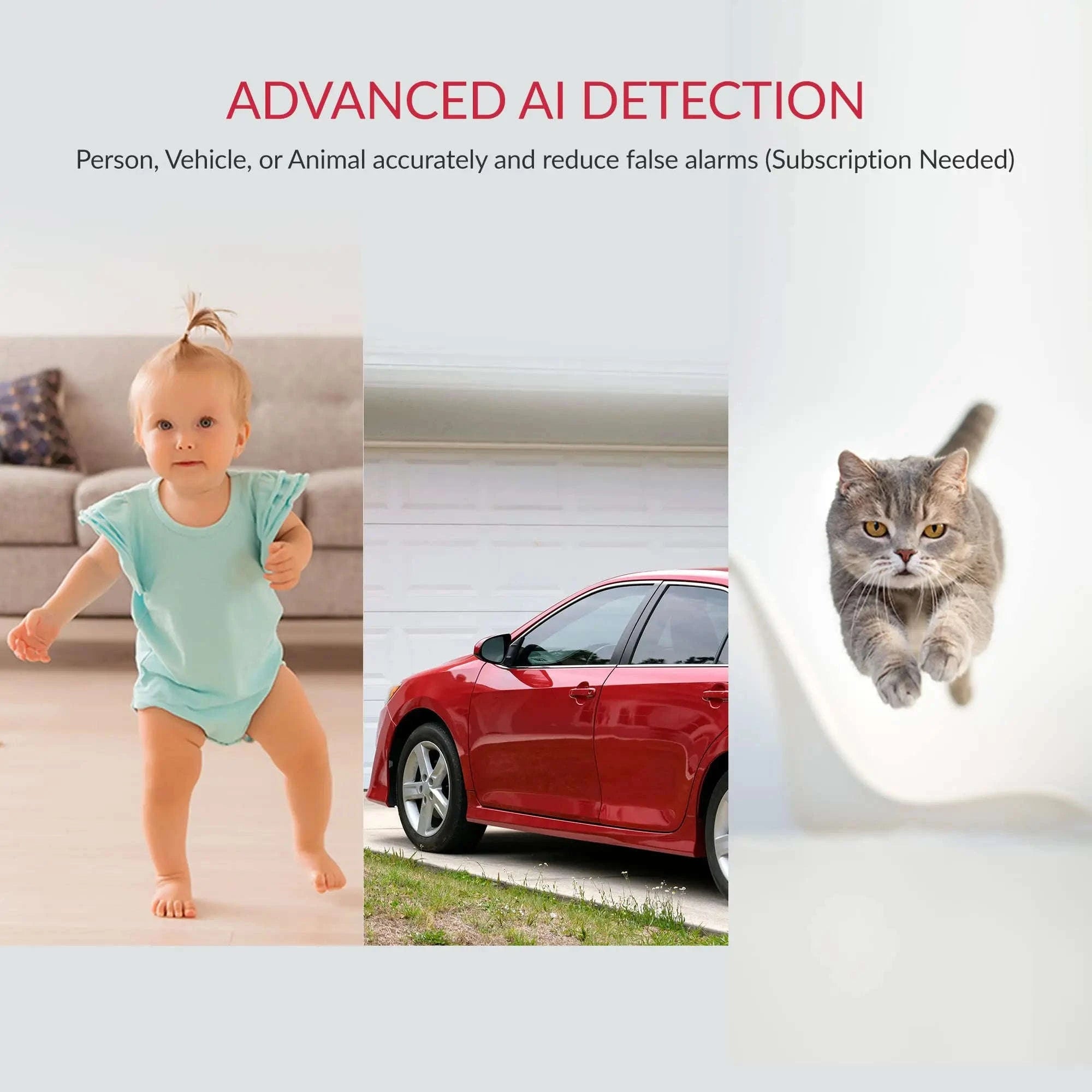 YI 2K 3MP Indoor Security Camera with Night Vision & AI Detection-2pcs / EU Plug / China Mainland