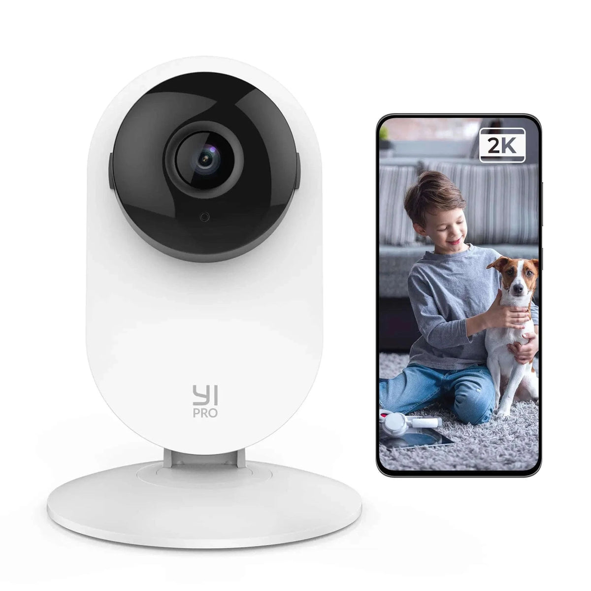 YI Pro Home 2K WiFi Security Camera for Indoor Monitoring-CHINA